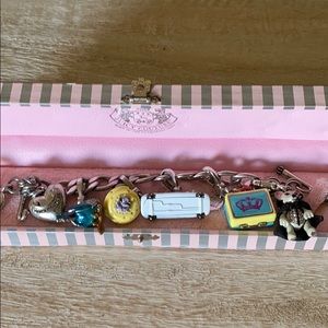 Juicy Couture silver charm bracelet